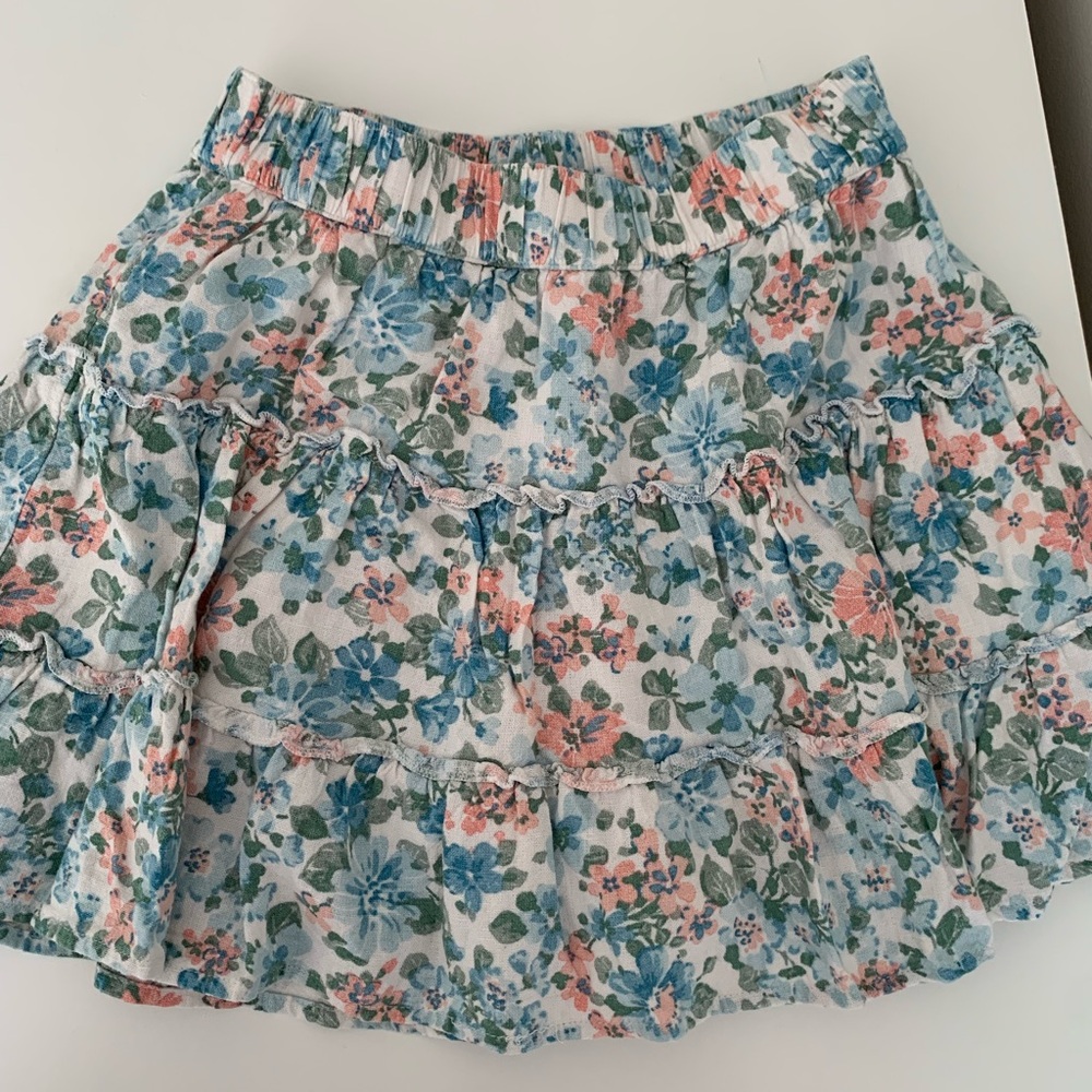 Abercrombie Kids Floral Skirt Size 11-12 Floral Summer Skort for Girls